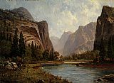 Albert Bierstadt Canvas Paintings - Gates of the Yosemite